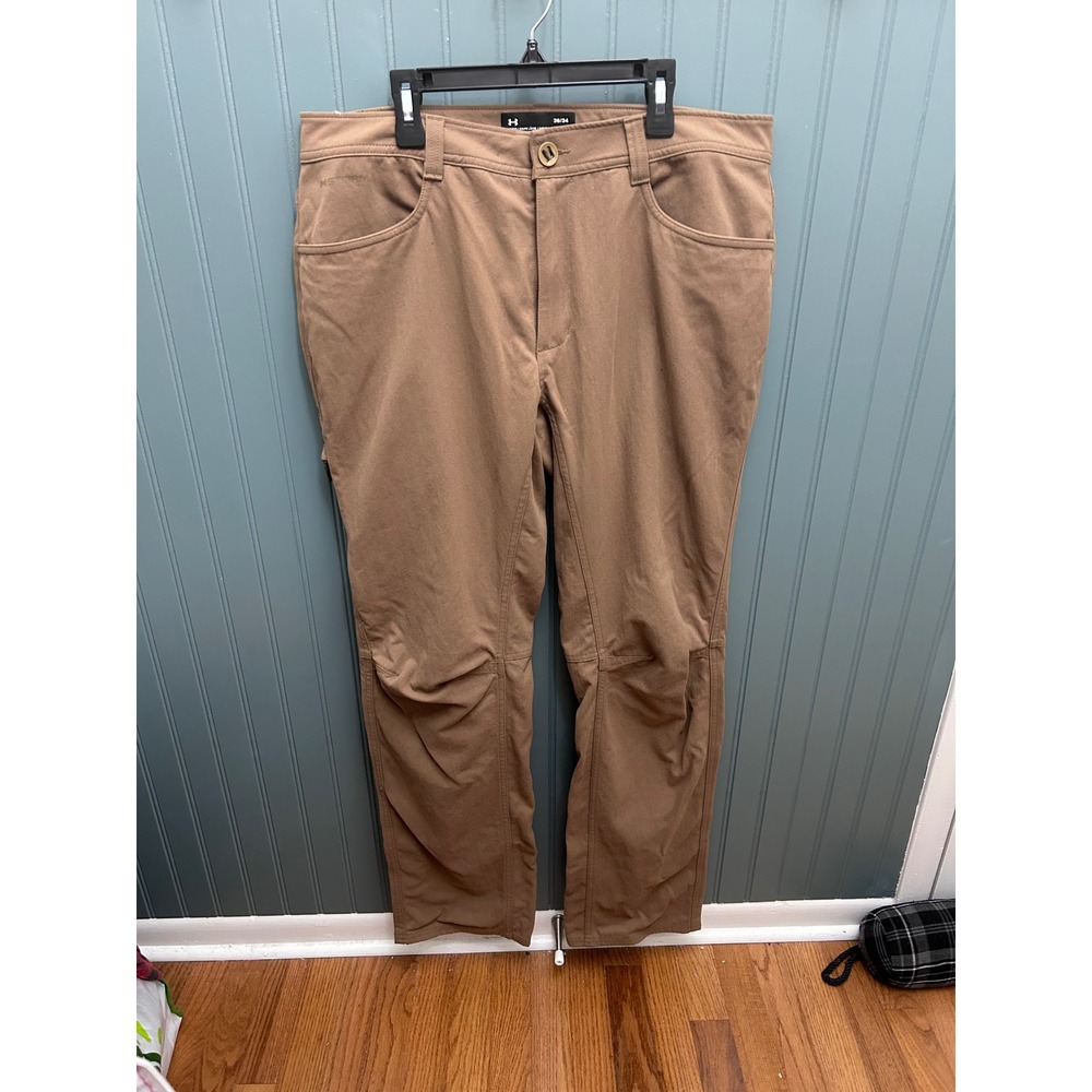 Under Armour Mens Storm Tactical Pants Bayou Brown 1316929 36/34 NWT